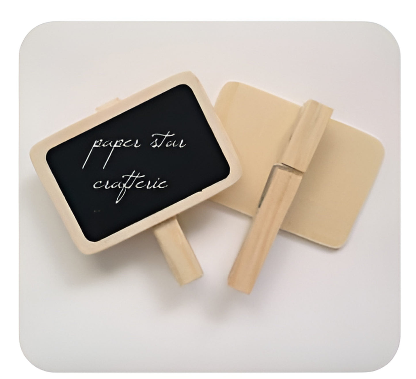 Wooden Chalkboard Packet (12 Pcs)