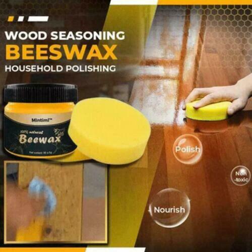 Wood Seasoning Beewax Complete Solution Furniture Care 1 Polishing Beeswax O1B1 (Made in Pakistan)