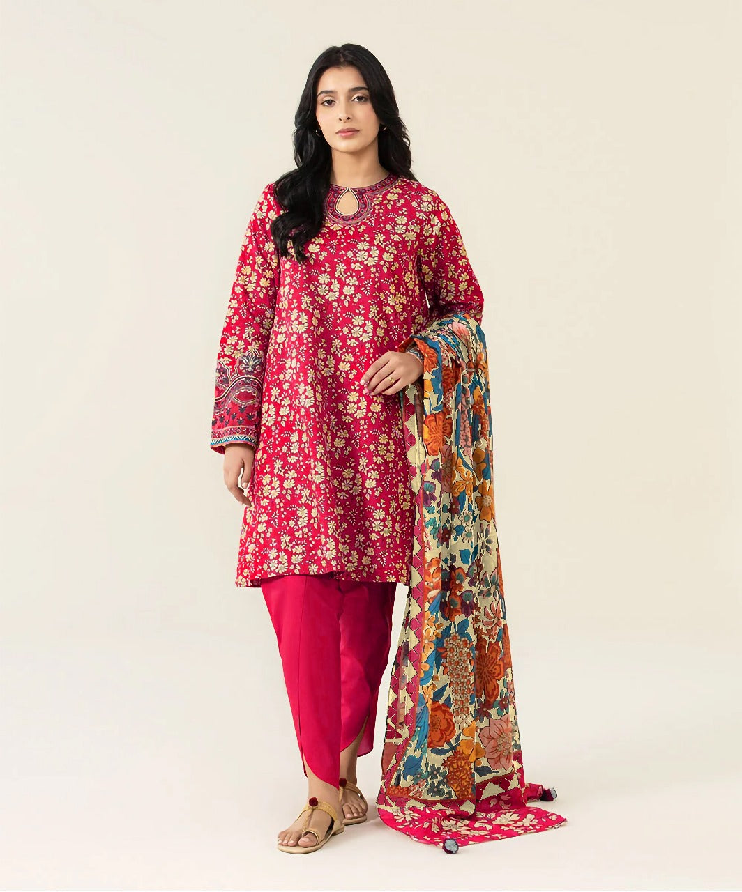 Unstitched  3 PIECES Casual Wear ,ZARMEEN &amp; EMAAN®