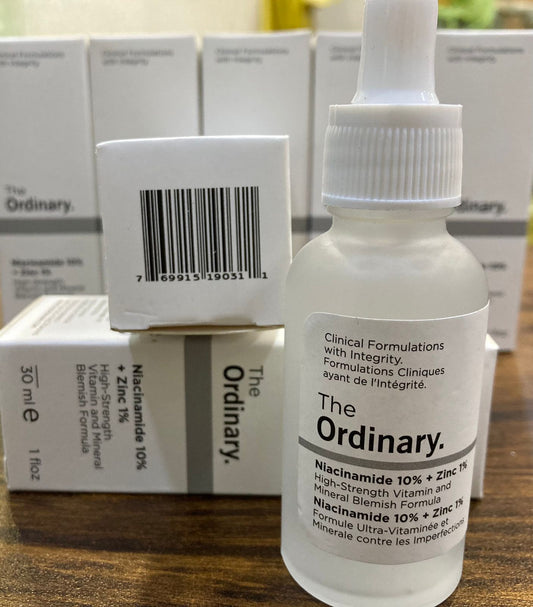 The Ordinary Niacinamide 10% + Zinc 1% - 30ml (Without batch code)