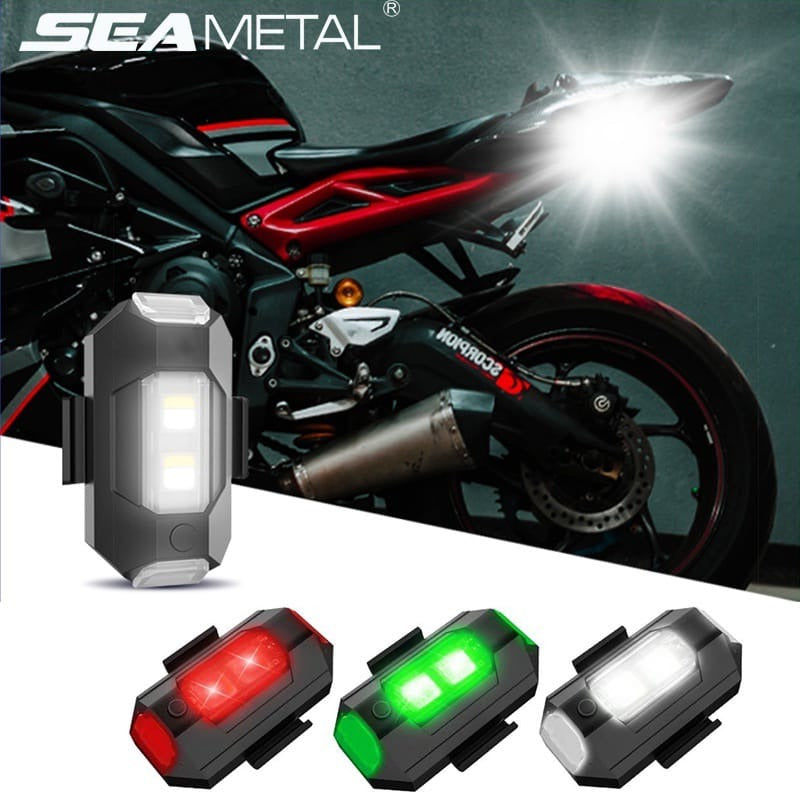 USB Charging Motorcycle Strobe Led Aircraft Lights Warning Lights Drone Cruise Led Strobe Lights Turn Signal Lights