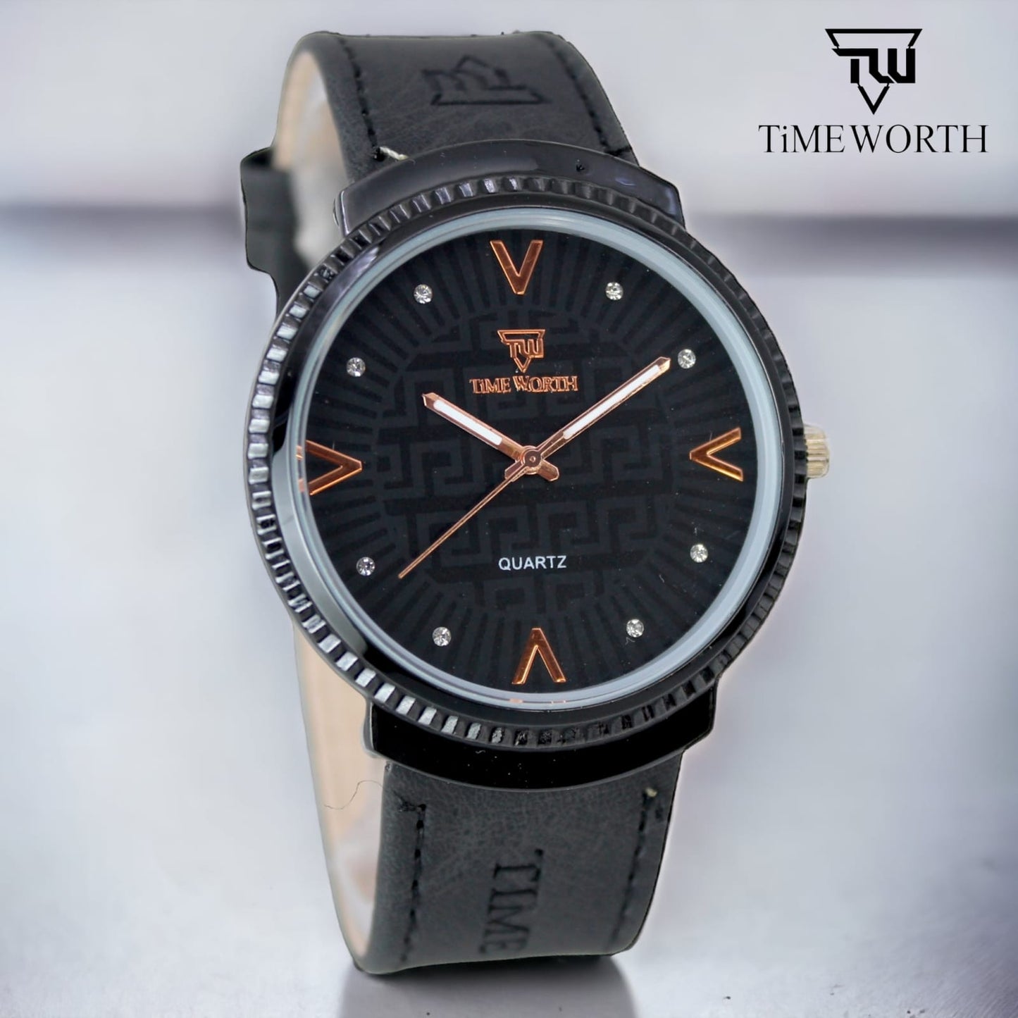 Timeworth Quartz Round Dial Watch